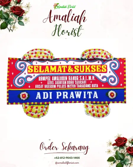 Papan Bunga Ucapan Selamat Sawitan
